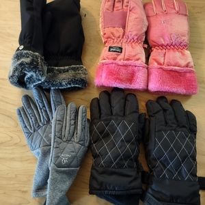 Women's gloves, med. (4 pr)